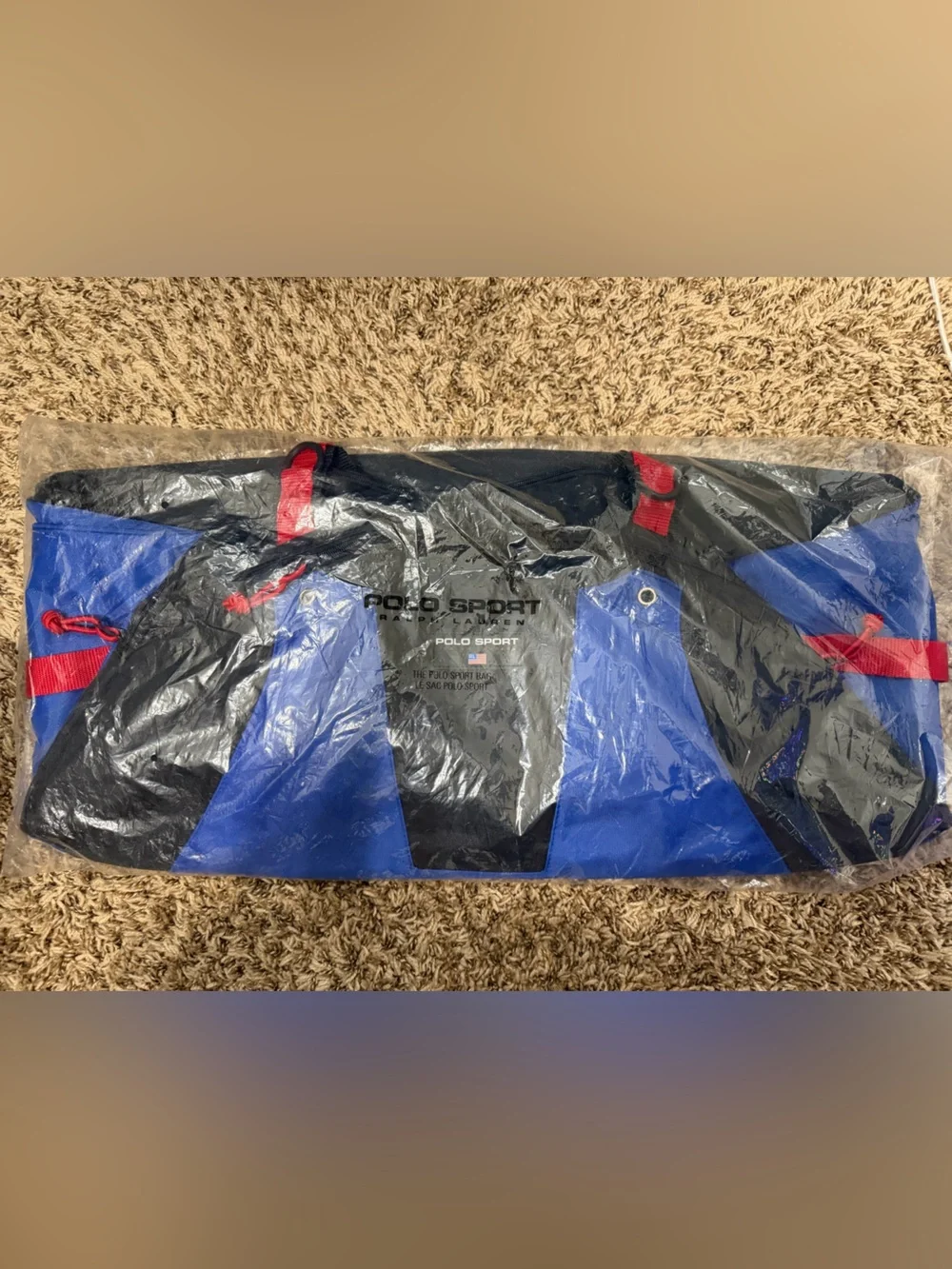 Polo Sport Ralph Lauren Blue and Black Duffle Bag USA